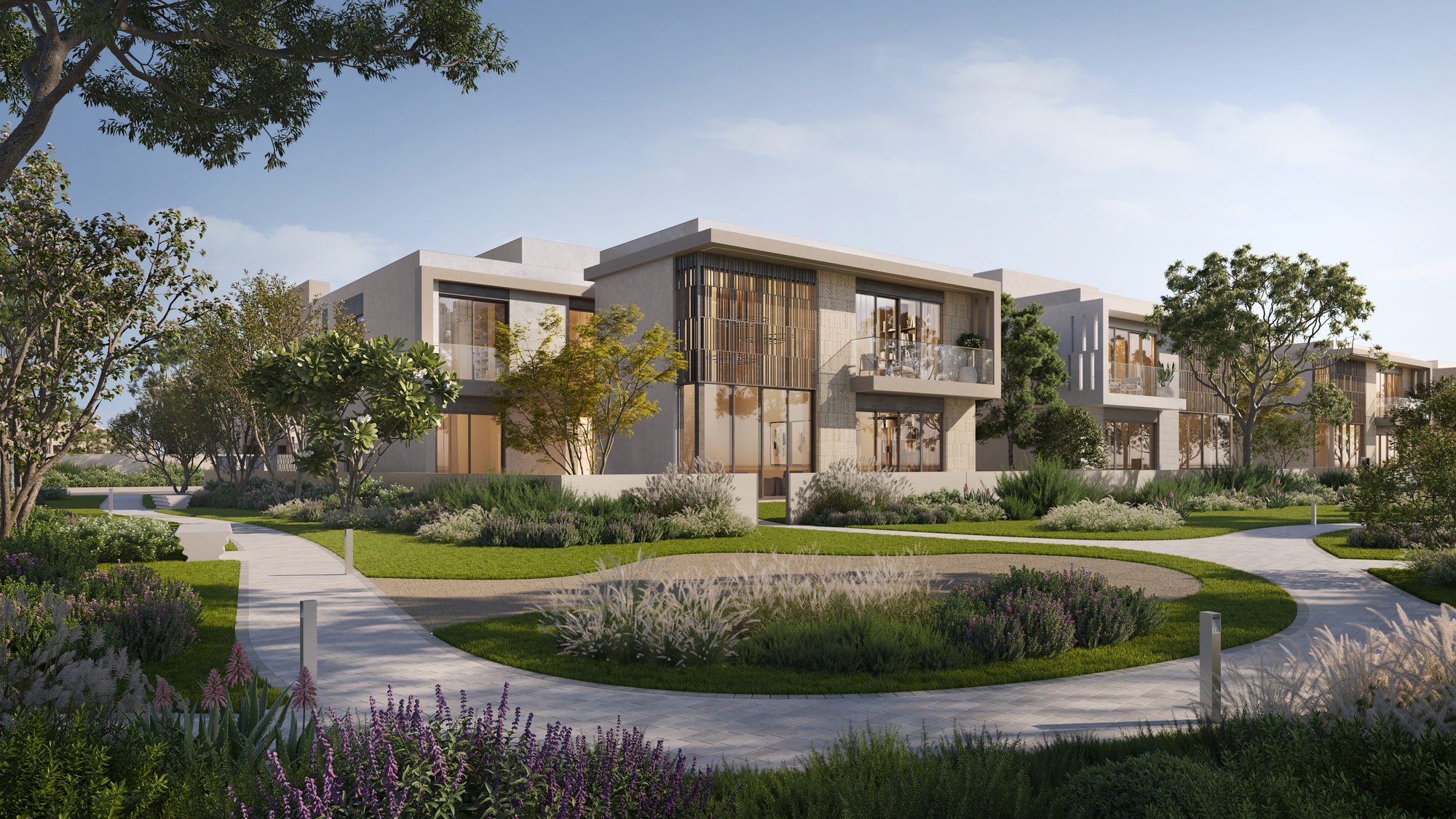 Talay villas at Marsa Al Saadiyat — official Aldar CGI of 351 standalone 4 to 6 bedroom villas from AED 13.5 million